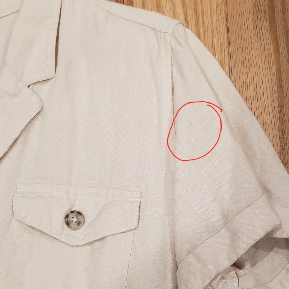 Rails Georgie Tie Waist Romper Small Khaki - image 6